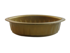Misa cmentarna osłonka łódka złota - 25 cm