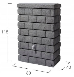 Zbiornik Na Deszczówkę Rocky Junior 300l + Kranik
