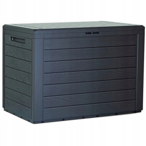 Skrzynia Ogrodowa WOODEBOX 190L ANTRACYT