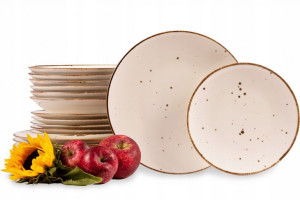 Serwis obiadowy komplet 18el/6os porcelana ALUMINA