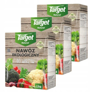 3szt Nawóz Ekologiczny do Warzyw 1kg Target