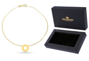 Złota Bransoletka Ring 585 Lato