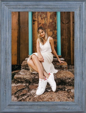 Ramka Na Zdjęcia Niebieska Foto Ramka 29,7x42 A3