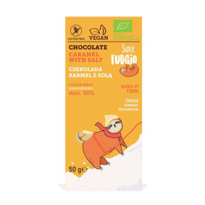 Wegańska Czekolada z Solonym Karmelem [Bez Glutenu | BIO | VEGE] "Chocolate
