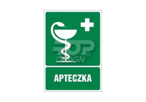 Znak - Apteczka pierwszej pomocy GI008 Apteczka pierwszej pomocy GI008BKFE