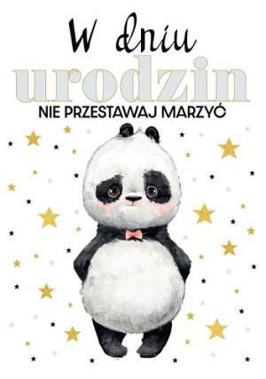 Kartka urodzinowa z życzeniami TS105
