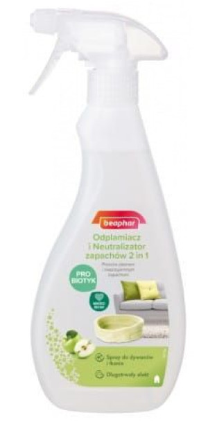 Beaphar Odour Remover - odplamiacz i neutralizator zapachów probiotyczny 50