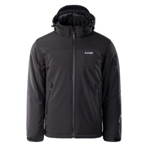 Kurtka męska Hi-tec Geko softshell czarny 10000mm rozmiar M