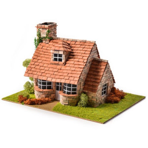 DOMUS KITS Składany Domek z Cegły 3D - Wiejski Domek