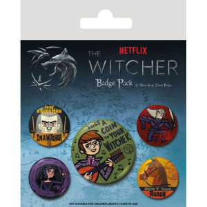Przypinki Witcher Slayer Wiedźmin