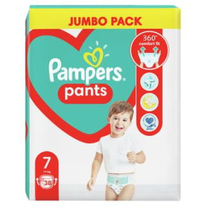 Pampers Pants, Rozmiar 7, 38 Pieluchomajtek