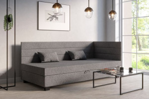 Łóżko hotelowe, tapczan Katrina bok+poduszki 70 cm