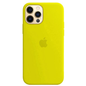 Silikonowe Etui Case Do Iphone 12/12 Pro Żółte