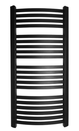 Grzejnik łazienkowy ZEUS 120/50 czarny + GRATIS