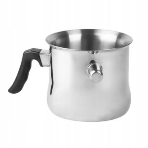 Garnek do mleka gwizdek indukcja podwójne dno 1,5L
