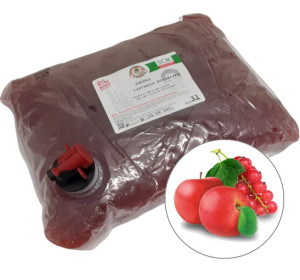 Sok jabłko-czerwona porzeczka 3l 100% NFC