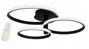 Lampa sufitowa LED żyrandol 68W TORONTO pilot CCT