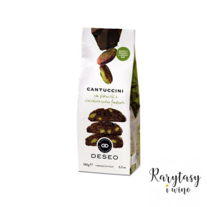 Toskańskie Czekoladowe Ciasteczka Cantuccini z Pistacjami i Ciemną Czekolad