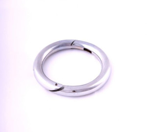 Kółko nosowe dla byka 54 mm - niklowane 1 szt