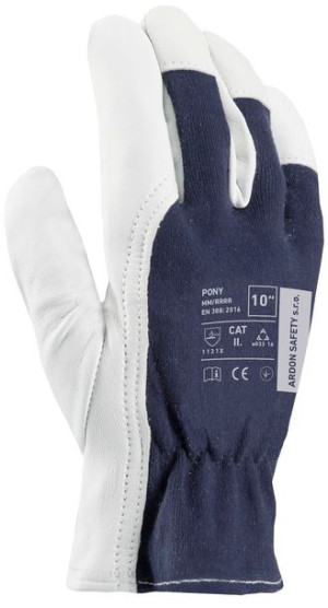 Rękawice robocze wzmacniane skórą Ardon PONY 10/XL