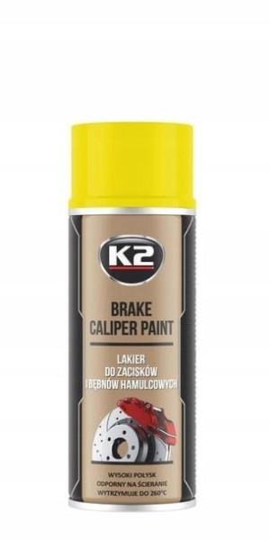 K2 Brake Caliper Lakier Do Zacisków 400 Ml Żółty