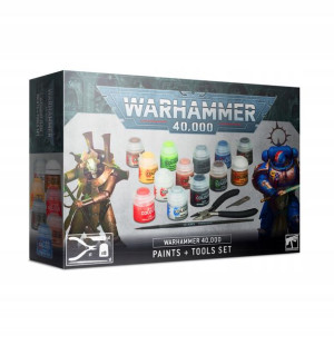 Warhammer 40,000: Paints + Tools Set WH 40k