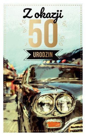 Kartka na 50 urodziny dla mężczyzny  PAB6