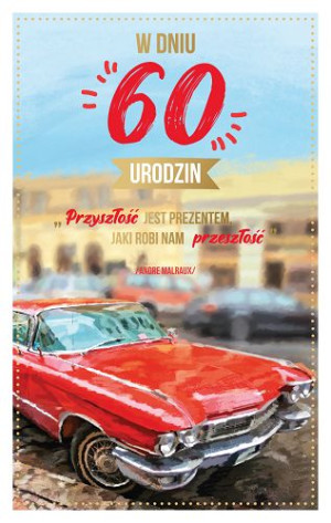 Kartka na 60 urodziny dla mężczyzny  PAB15