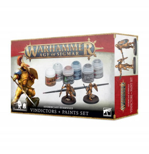 WH 40k Stormcast Eternals Vindictors + Paints Set