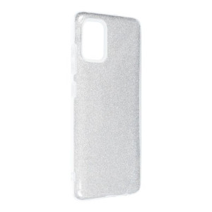 Futerał Forcell SHINING do SAMSUNG Galaxy A51 srebrny