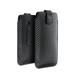 Futerał Forcell POCKET Carbon - Model 02 - do IPHONE 5 / 5S / 5SE / 5C