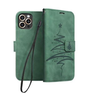 Kabura Forcell MEZZO Book do XIAOMI Redmi NOTE 10 / 10S choinka zielony