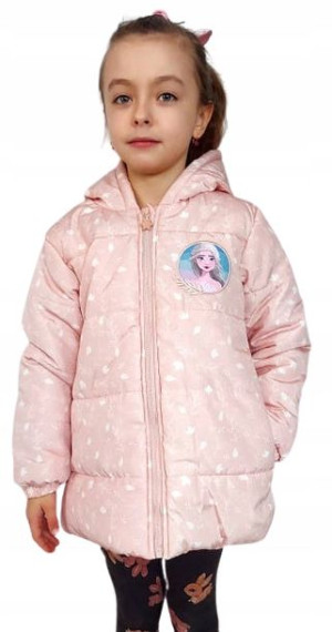 Kurtka Dziewczęca Zimowa Frozen Elsa - 104