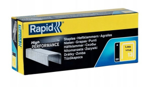 Zszywki Ocynkowane Rapid Typ 13/10 Mm 5000 Sztuk
