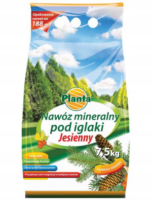 Nawóz jesienny pod iglaki mineralny 7,5kg