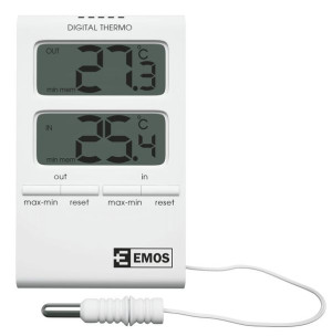 Termometr elektroniczny zewnętrzny wewnętrzny LCD E2100