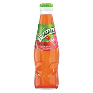 Tymbark Czerwony grejpfrut sok 100% 200 ml butelka twist off
