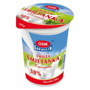 Śmietanka Kremówka 30% 250g OSM Garwolin