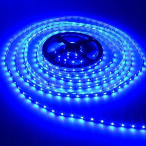 Wyprzedaż!Taśma 300LED 3528 niebieska 5m+zasilacz ip65