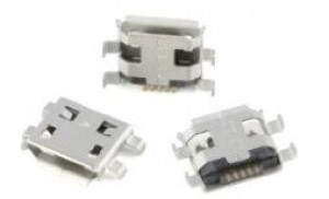 Gniazdo micro usb montażowe PCB SMD mod1