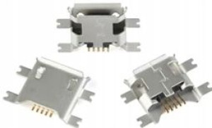 Gniazdo micro usb montażowe PCB SMD mod12