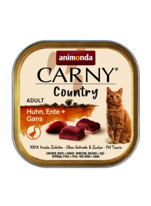ANIMONDA CARNY COUNTRY Adult szalka z kurczakiem, kaczką i gęsią 100g