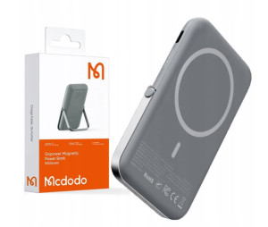 Mcdodo Gopower Powerbank 5000mah Pd 3.0 Do Iphone 12 13 Magsafe Szary