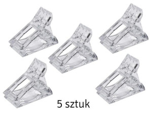 Klipsy do form paznokci 5szt