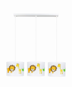 Lampa żyrandol do pokoju dziecka zoo E27