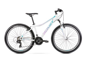 Rower Romet Jolene 6.1 26 L(19") biało-zielono-fioletowy