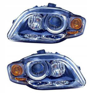 Reflektory Lampy Audi A4 B7 Ksenon + Silniczek