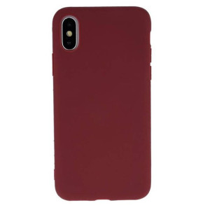 Etui SAMSUNG GALAXY A10 Back Żel Matt burgundowe