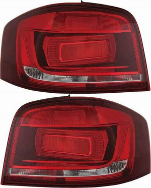 Lampy Tył Tylne Audi A3 8p1 '03-'12 Komplet Depo