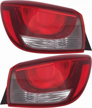Lampy Tył Tylne Mazda 2 Dl Dj '14- Komplet Depo